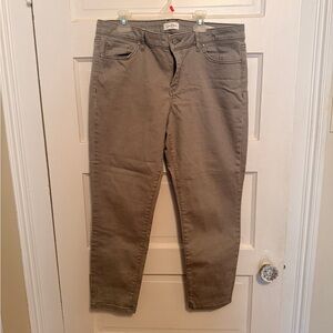 Slim Straight light Green Jeans